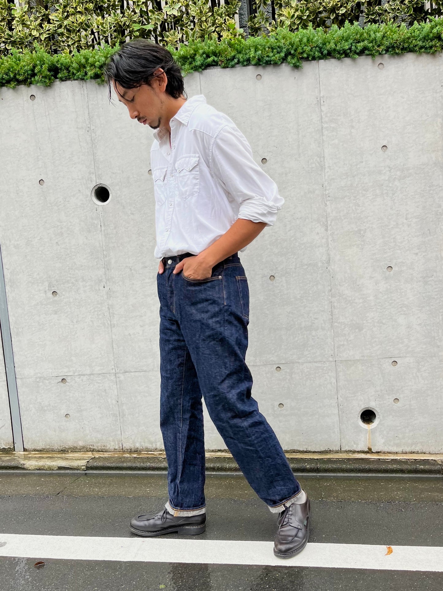 "JON" Classic straight jeans