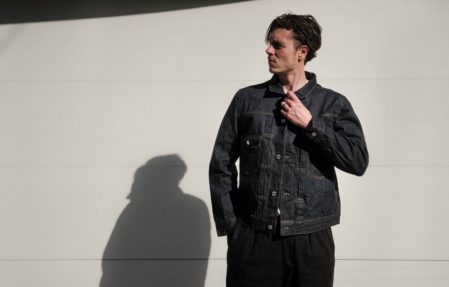 "MAS" Denim Trucker jacket